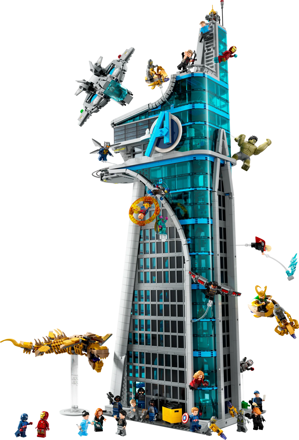 Marvel Avengers Tower Building Kit with 31 Figures Q737408