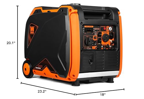 6800-Watt Dual Fuel Portable Inverter Generator with Electric Start W5913