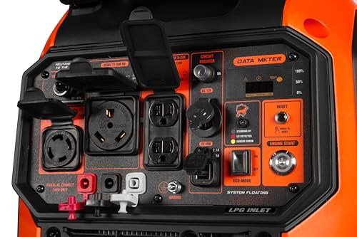 6800-Watt Dual Fuel Portable Inverter Generator with Electric Start W5913
