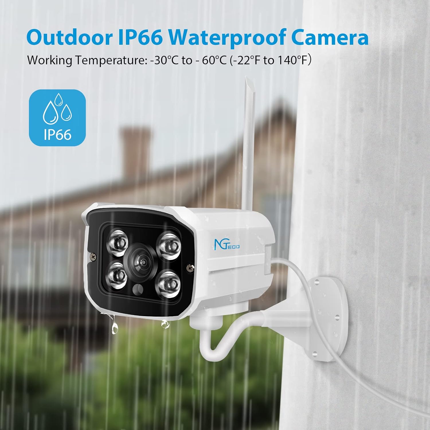 Wireless Security Camera System with 1TB Hard Drive and Two-Way Audio Y238