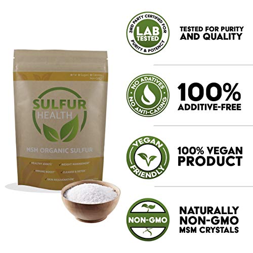 Organic Sulfur Supplement, 99.9% Pure, Lab-Tested D27861