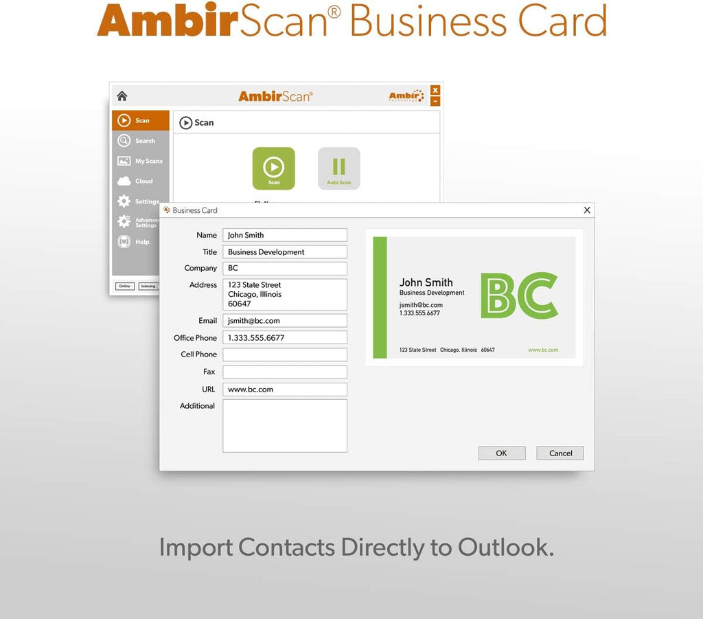 Simplex Card Scanner for Windows PC P4922