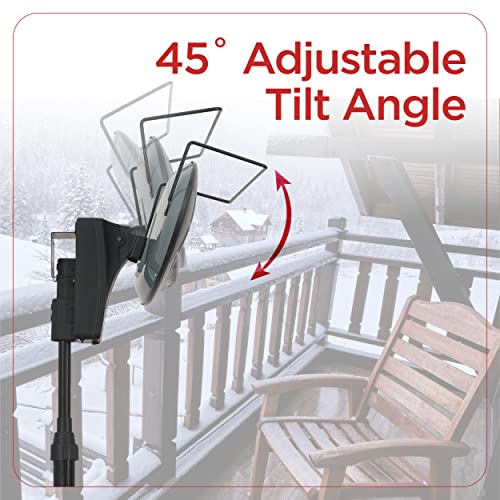 Patio Floor Electric Heater with 3 Heat Settings D668598
