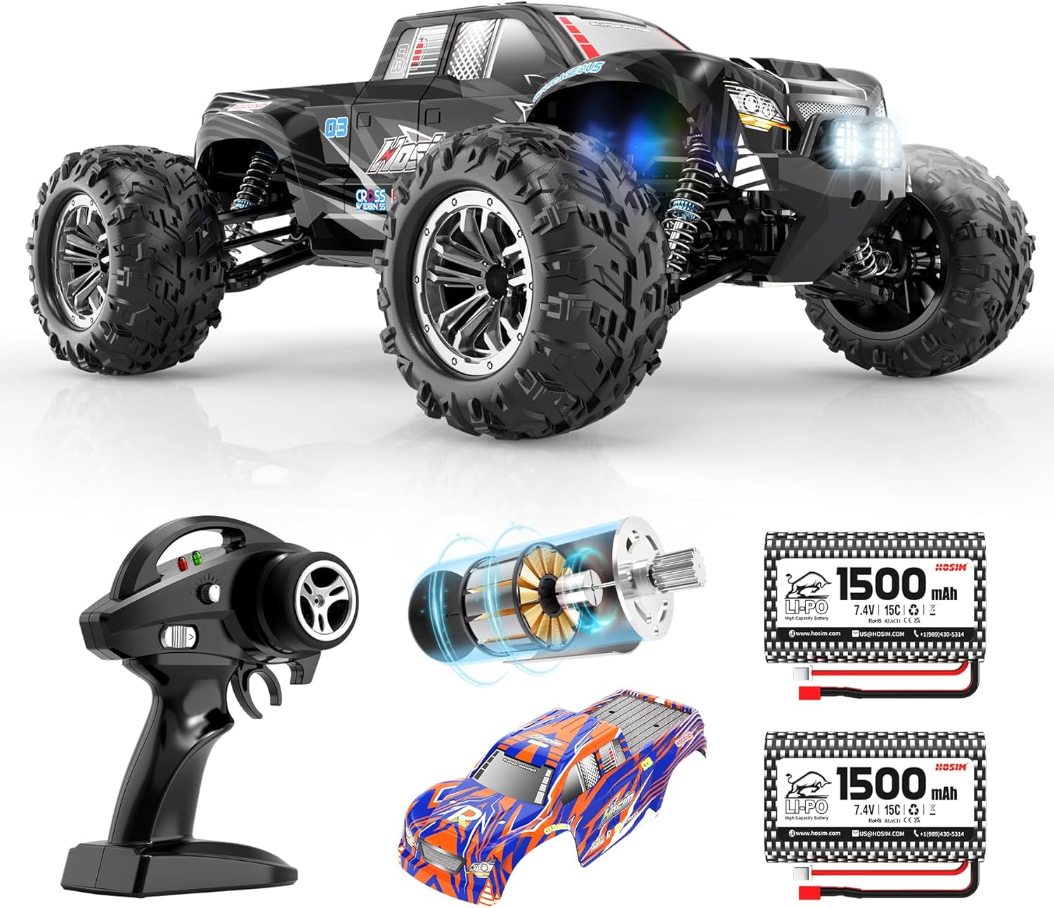 1:10 RC Car High Speed Remote Control Truck W48942