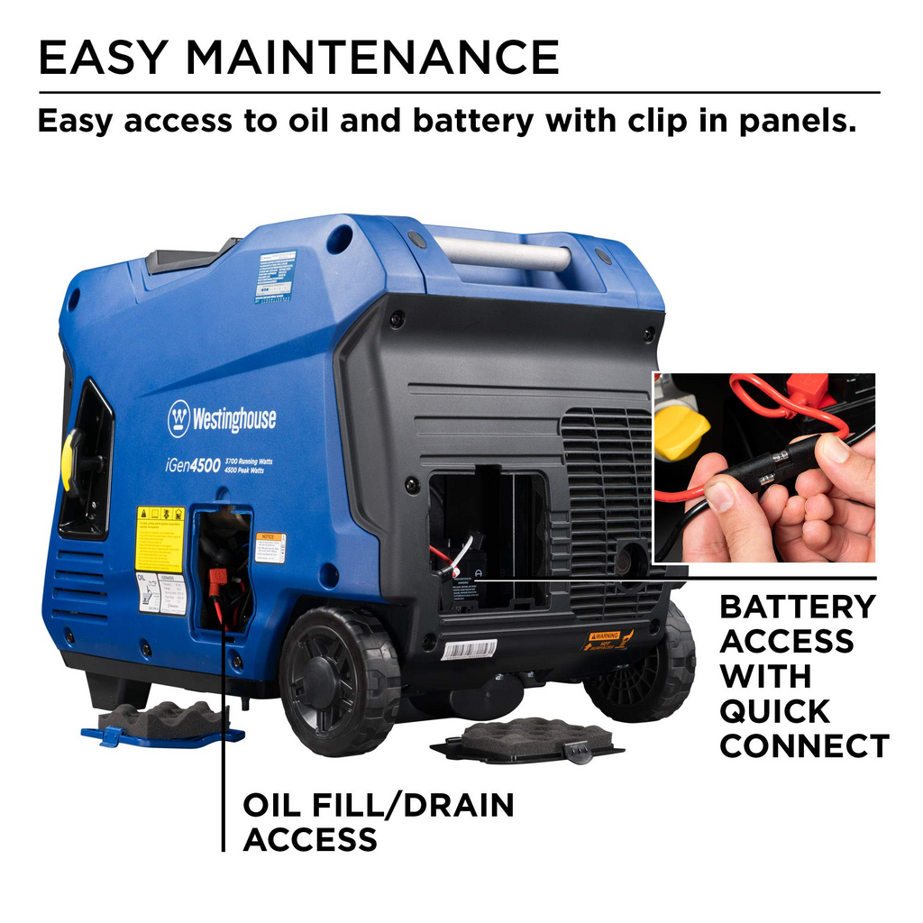 4500 Watt Portable Inverter Generator, Remote Electric Start C9420