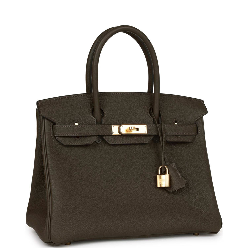 Birkin 30 Eucalyptus Togo Gold Hardware G851734