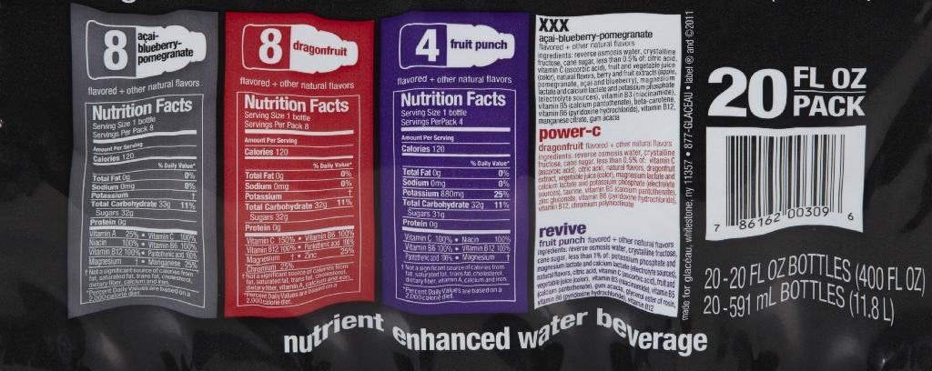 Vitaminwater Variety Pack, 20 oz, 20 ct B690605