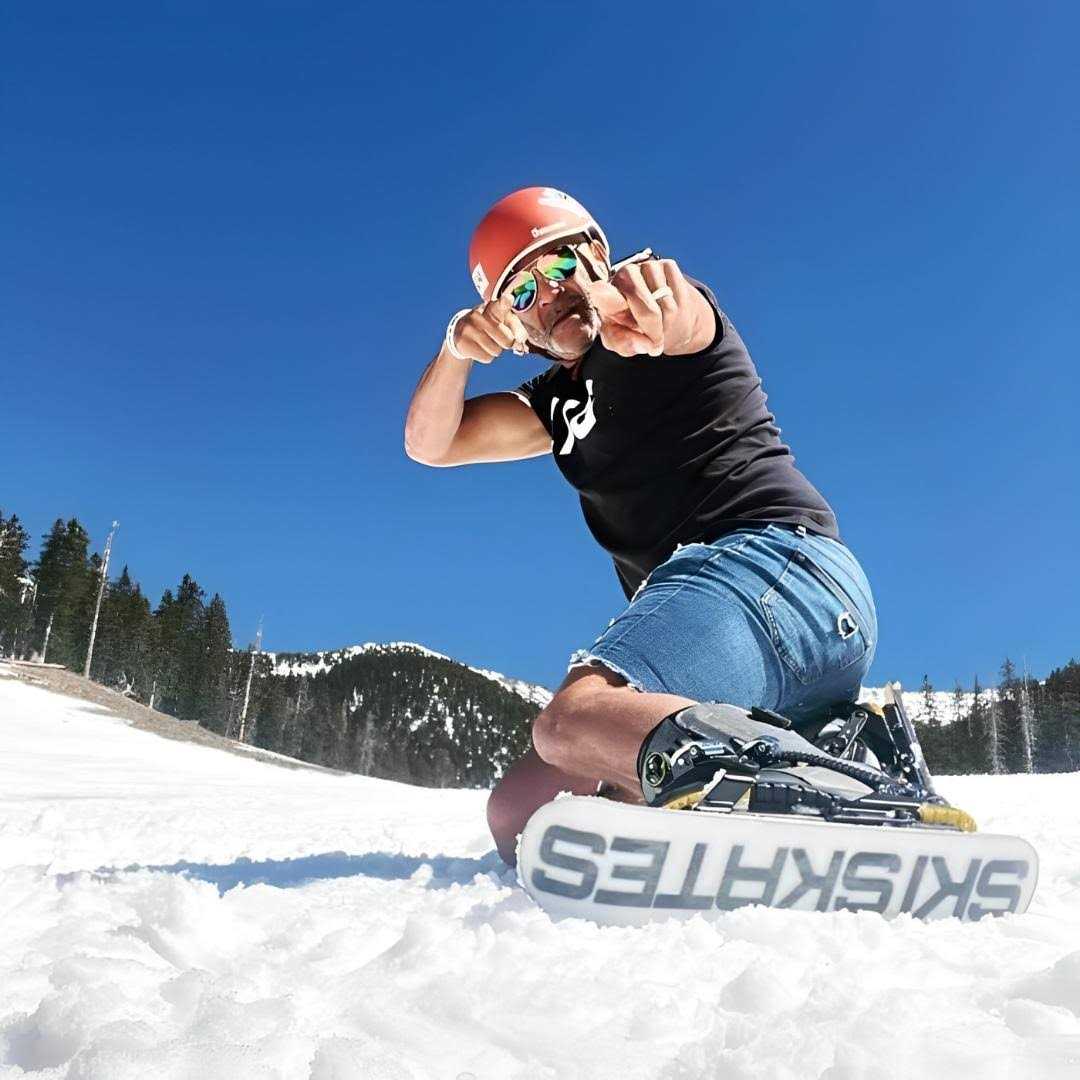 Short Mini Ski 44 cm Snow Skates for Snow Skating P557