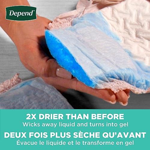 Disposable Incontinence Underwear for Women, Maximum Absorbency, Medium, 18 Count Q3363