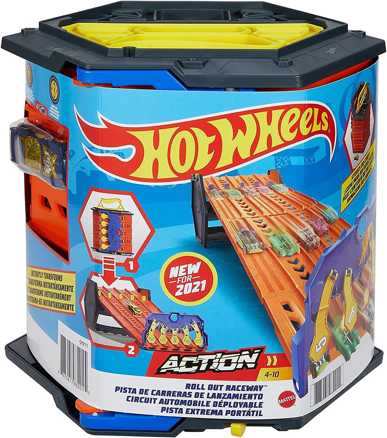 DieCast Toy Cars and Trucks Trackset with 2 Stickers S90484