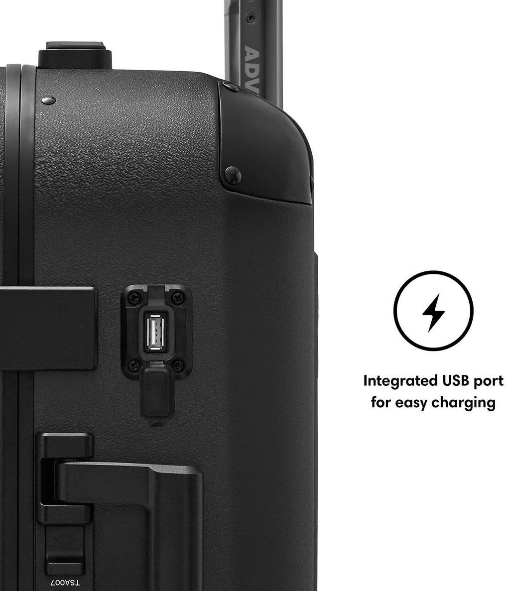 Carry-On Spinner Suitcase - Blue E584