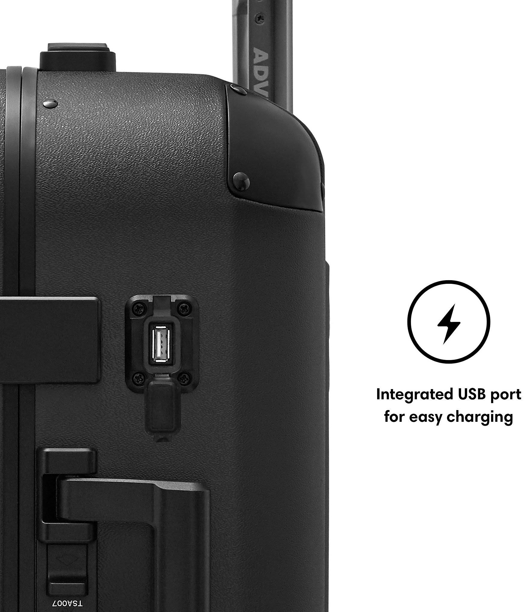 Carry-On Spinner Suitcase - Blue E584