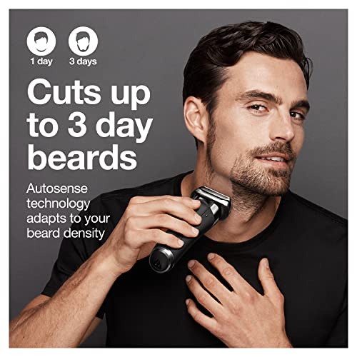 Electric Shaver for Men with Clean & Charge Station and Travel Case L344116