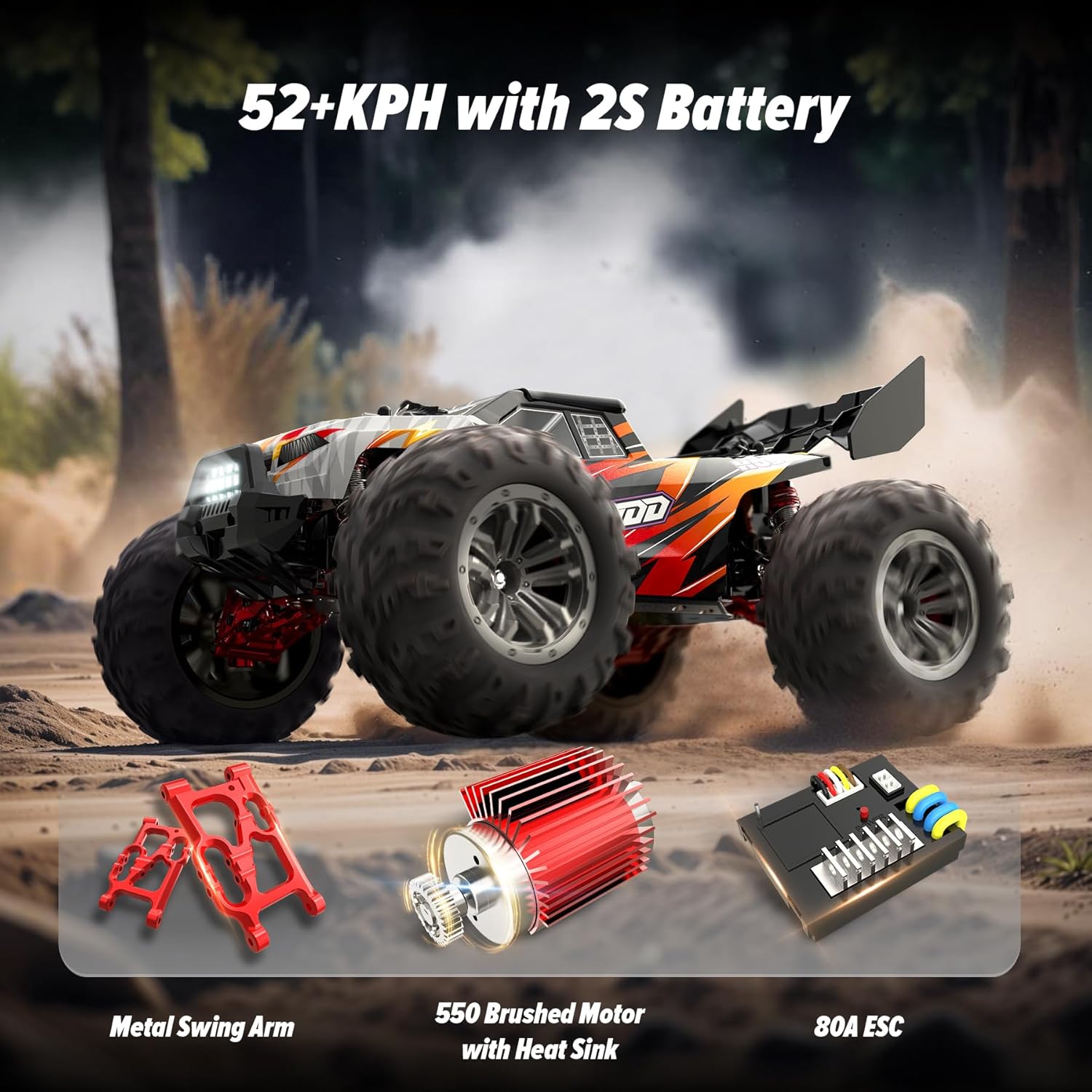 RC Cars for Adults 1:10 Scale Remote Control Car & 1:14 Fast RC Truck F374