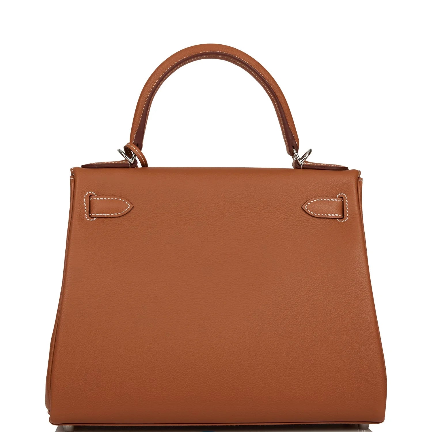 Kelly Retourne 28 Gold Evercolor Leather Handbag E1676