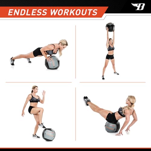 Weighted Medicine Ball for Cardio, Core Training and Wall Ball Workouts P859949