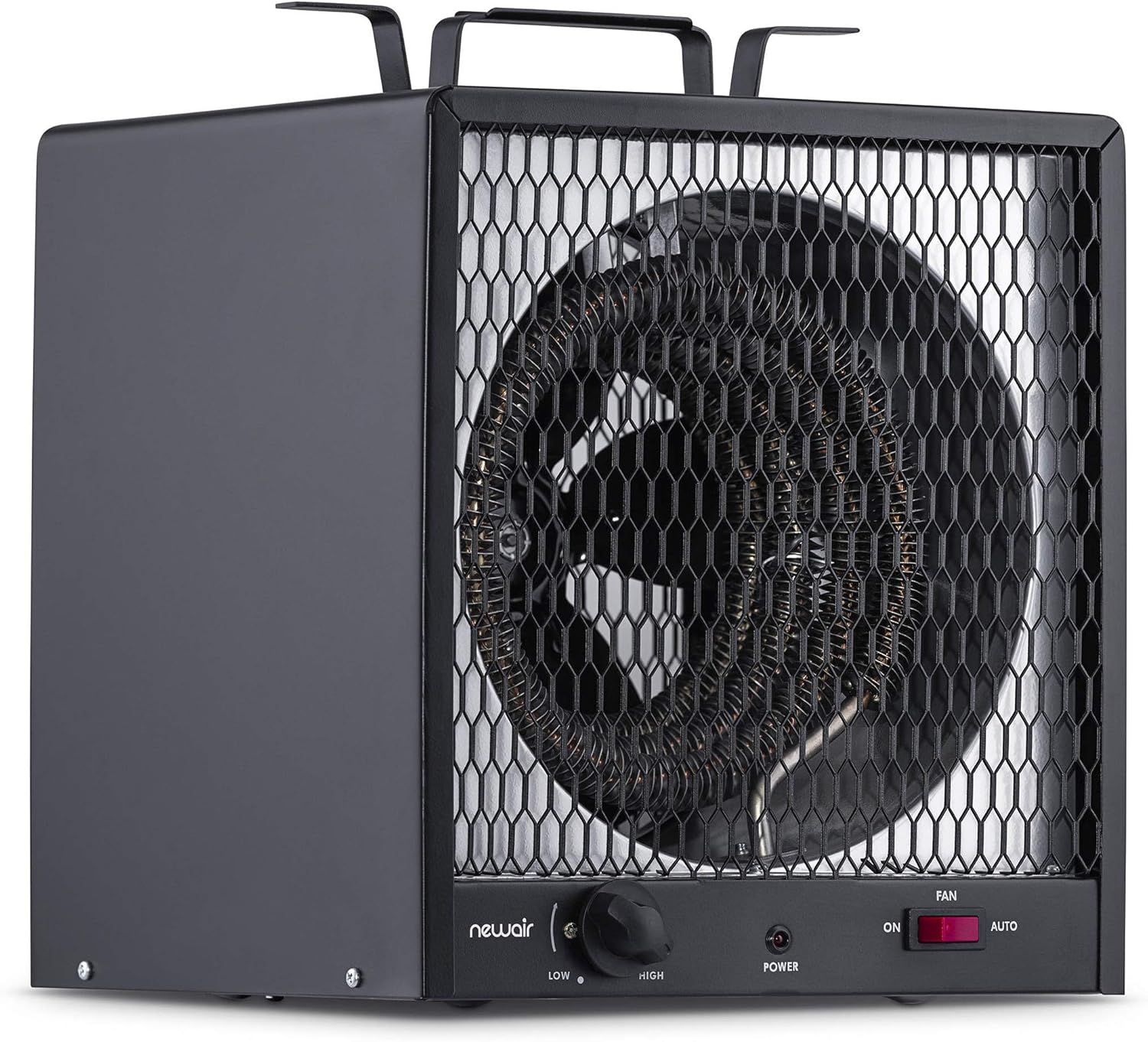 NewAir Portable Heater (240V) Portable Electric Garage Heater Heats Up to 800 sq. ft. with 6-Foot Cord Wrap and Carrying Handle | 5600 Watt Portable Electric Shop Heater for Garage and work shop