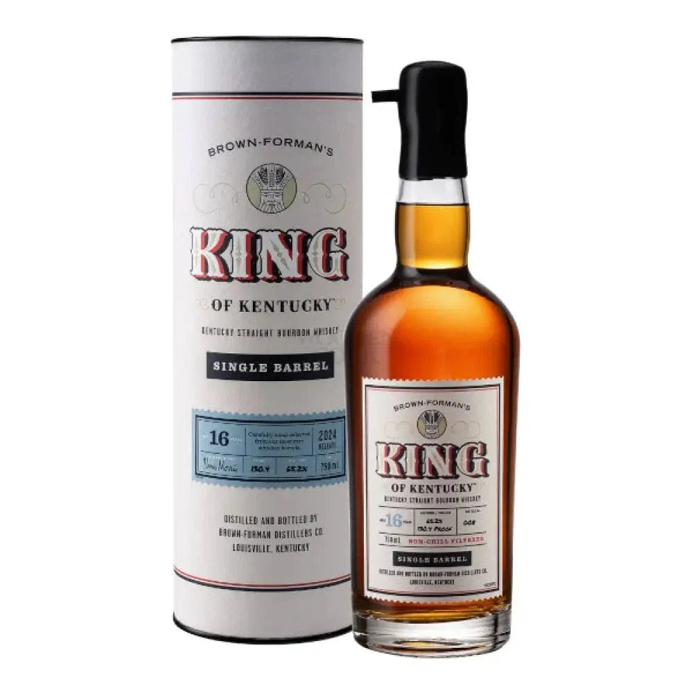 King Of Kentucky 16 Year Old Bourbon 2024 Release Single Barrel #46 134.1 Proof - Nestor Liquor