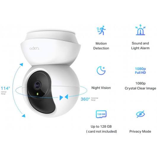 Home Security Wi-Fi Camera with Pan/Tilt H6017