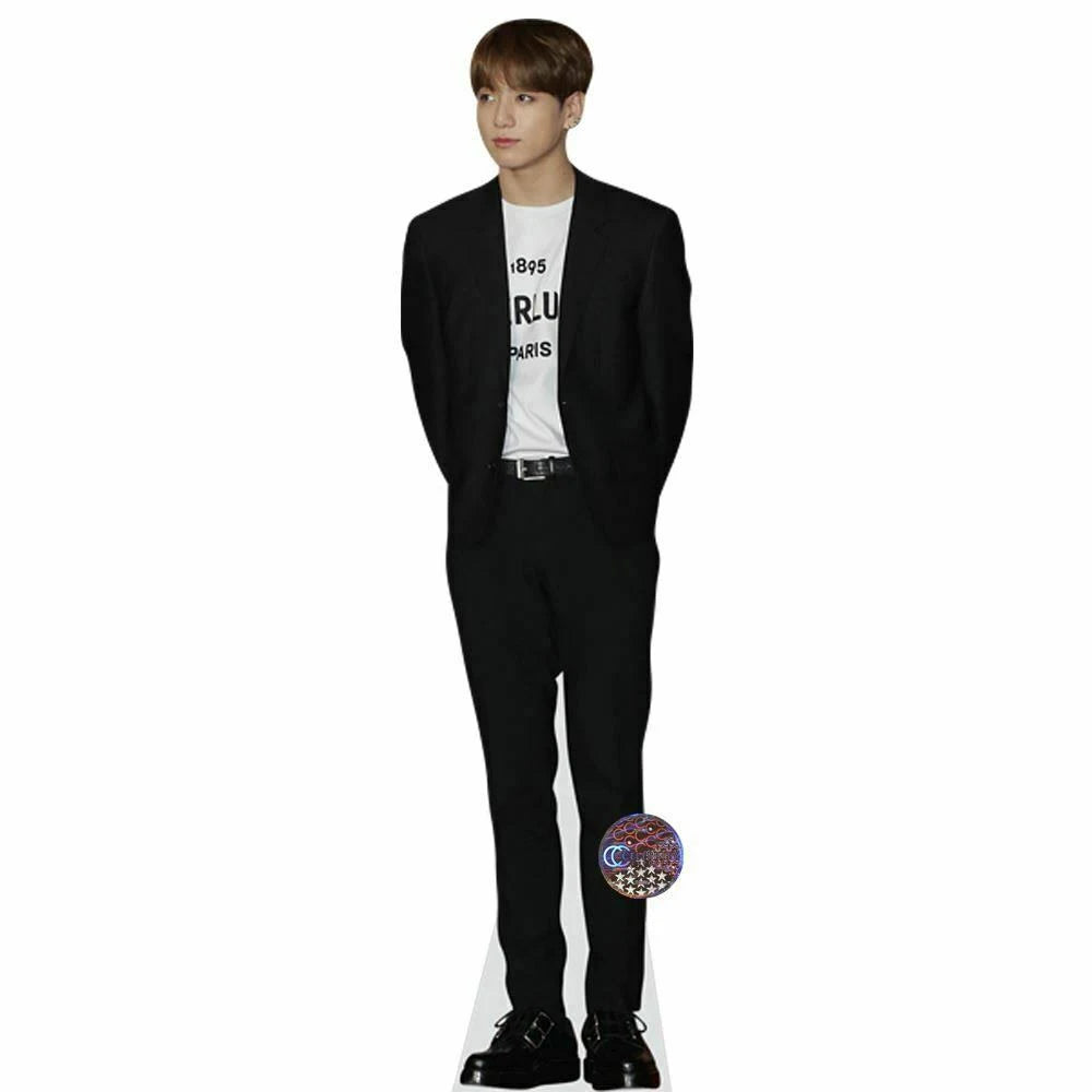 Jungkook (BTS) Cardboard Cutout (lifesize). Standee.