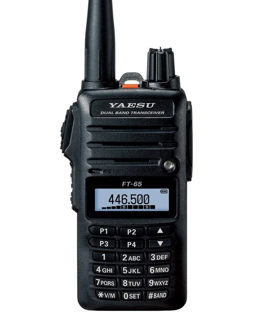 Yaesu FT-65R 5W 144/430MHz FM Dual Band Handheld Transceiver with MARS/CAP Modification for Extended transmit Frequency Ranges