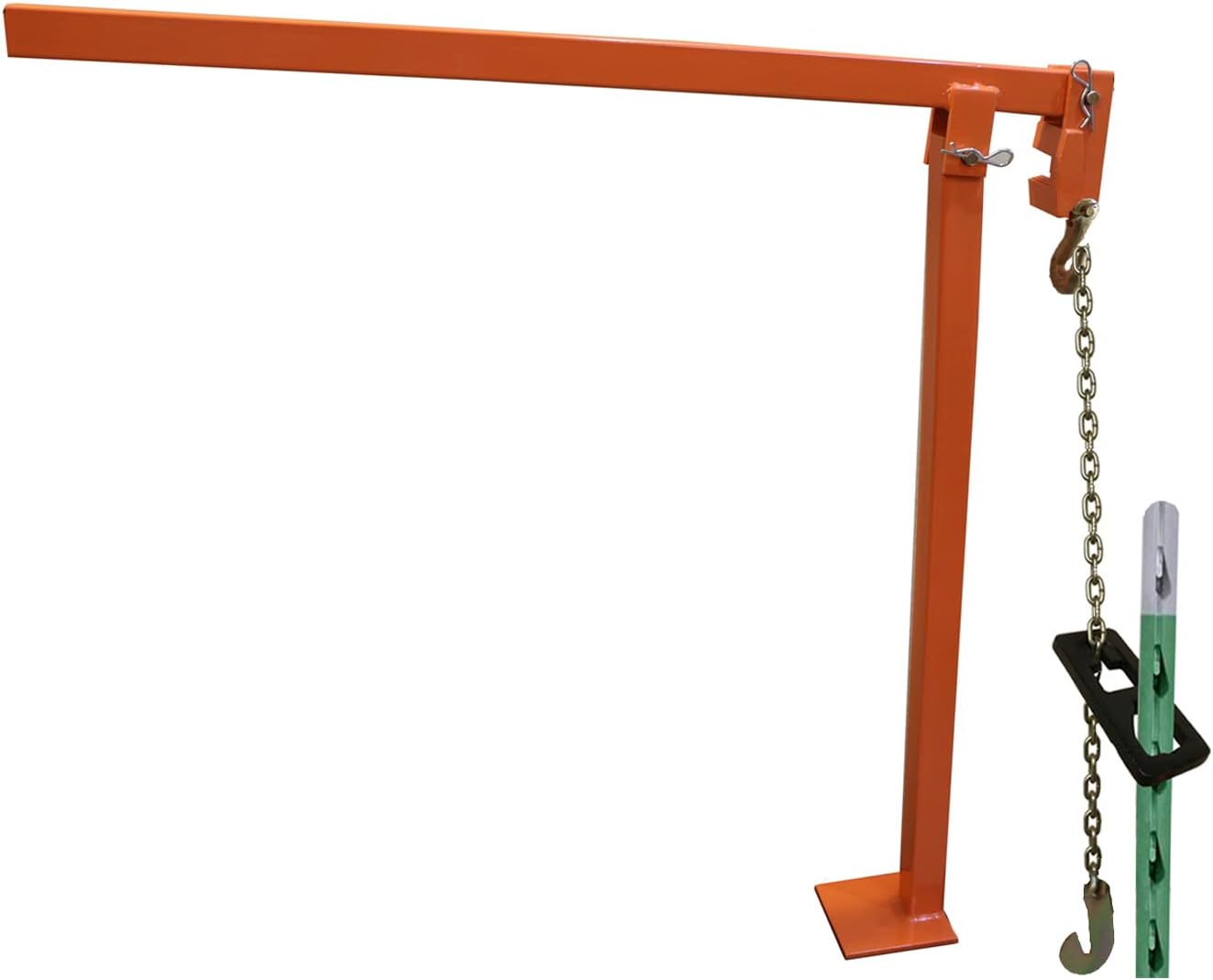 T Post Puller Plate - Heavy-Duty Steel for Farm & Garden H4422