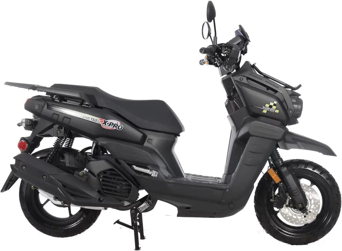 150cc Gas Moped Scooter, 12" Aluminum Wheels G72956