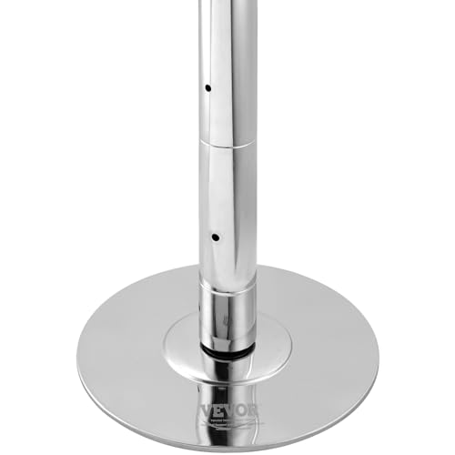 Spinning Static Dancing Pole, Height Adjustable Stainless Steel, Portable for Home Gym Q754