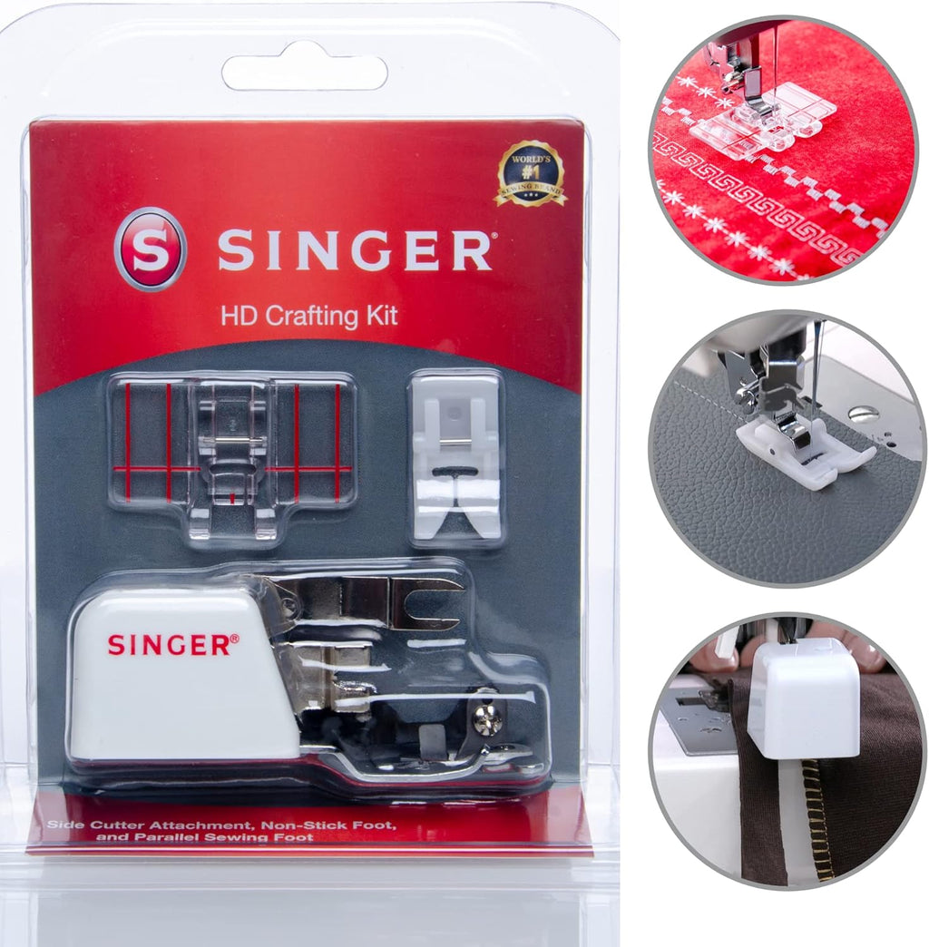 Heavy Duty Sewing Machine with Presser Foot Kit and Steam Iron E64842