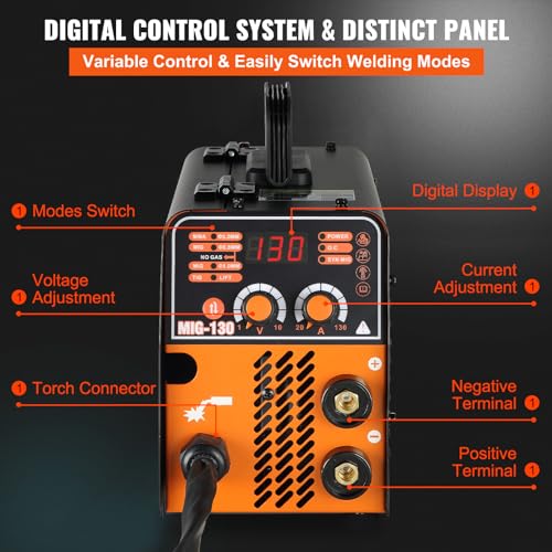 MIG Welder 130A, 3 in 1 MMA/MIG/LIFT TIG Welding Machine P663409