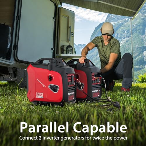 2500-Watt Portable Inverter Generator for Camping F38817