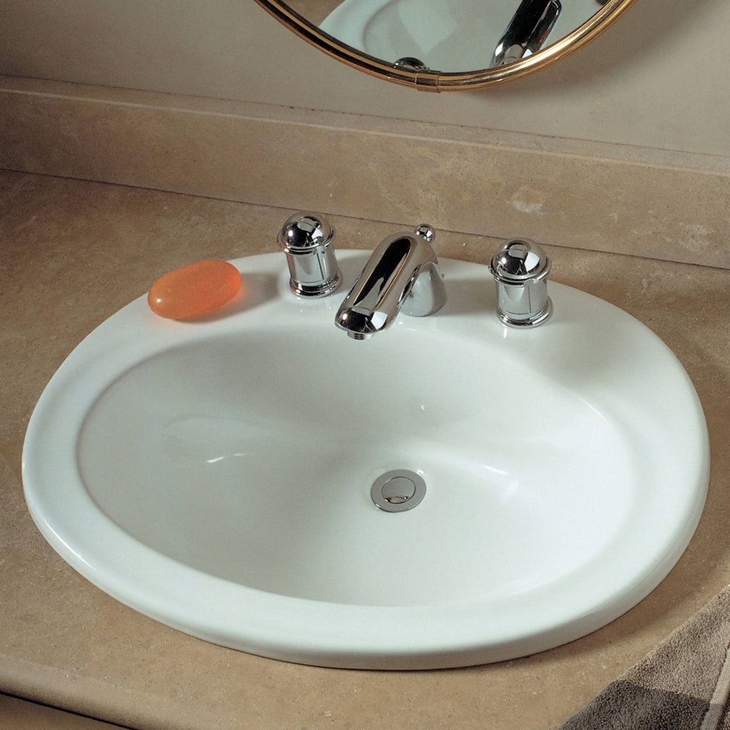 Piazza Countertop Sink - White Y344