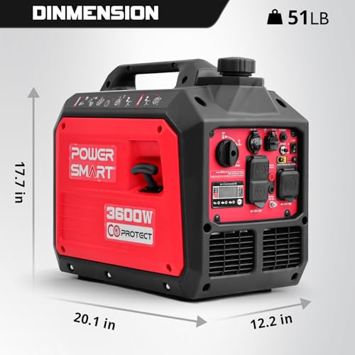2500-Watt Portable Inverter Generator for Camping F38817