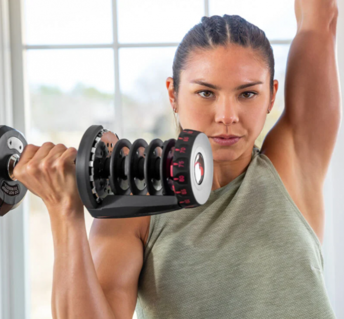 Adjustable dumbbells with stand J32489