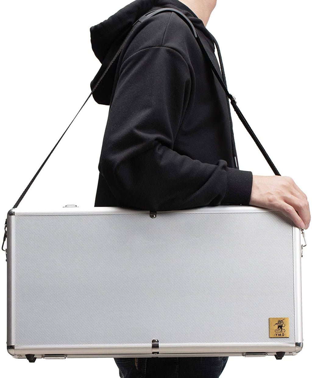 Aluminum Case with Shoulder Strap for Mahjong Set Y6309