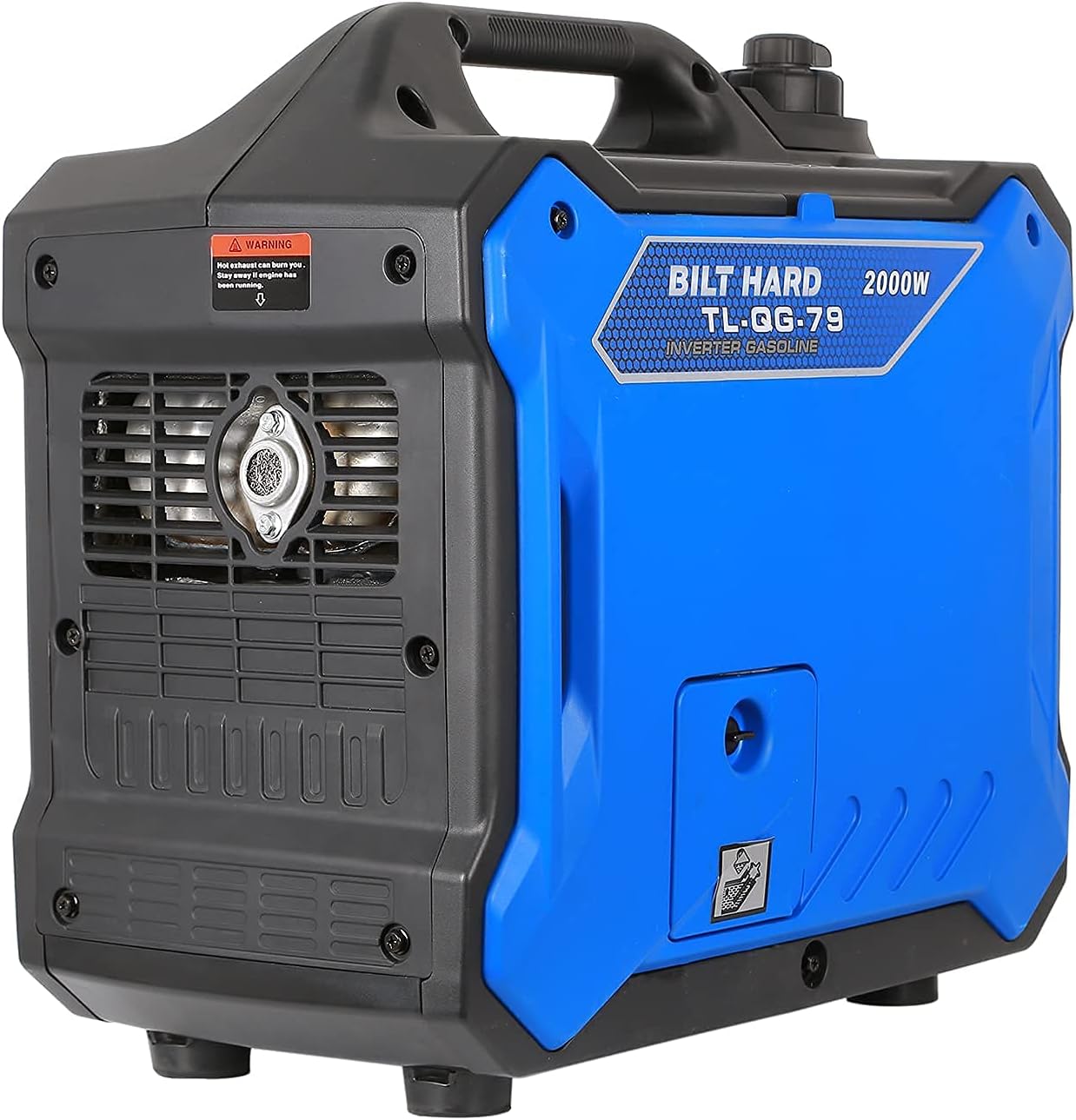 Portable Inverter Generator 2000 Watt, Quiet Gas Powered for Camping Home Emergency M83253