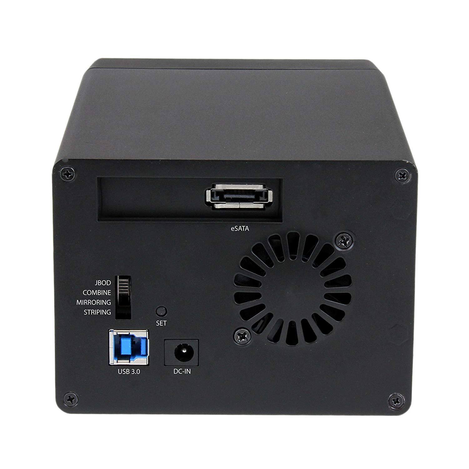 USB 3.0 / eSATA 8-Bay Hot-Swap Hard Drive Enclosure for 2.5/3.5in SATA III J261650