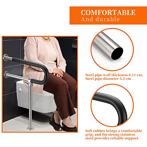 Bathroom Safety Grab Bar 23.6 Inch Stainless Steel Handrail for Seniors V49174