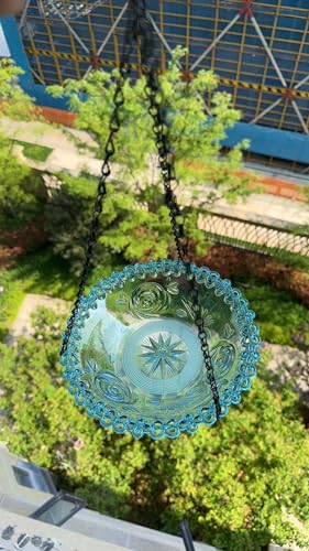 Hanging Bird Bath Bowl Feeder Tray for Garden Patio B777