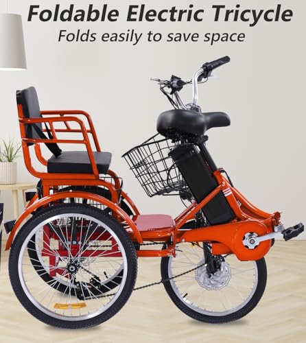 Adult Electric Tricycle 3 Wheel Bike Q8526