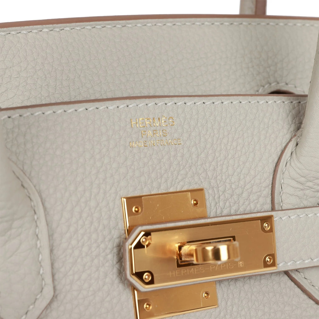 Birkin 30 Gris Perle Togo Gold Hardware W441895