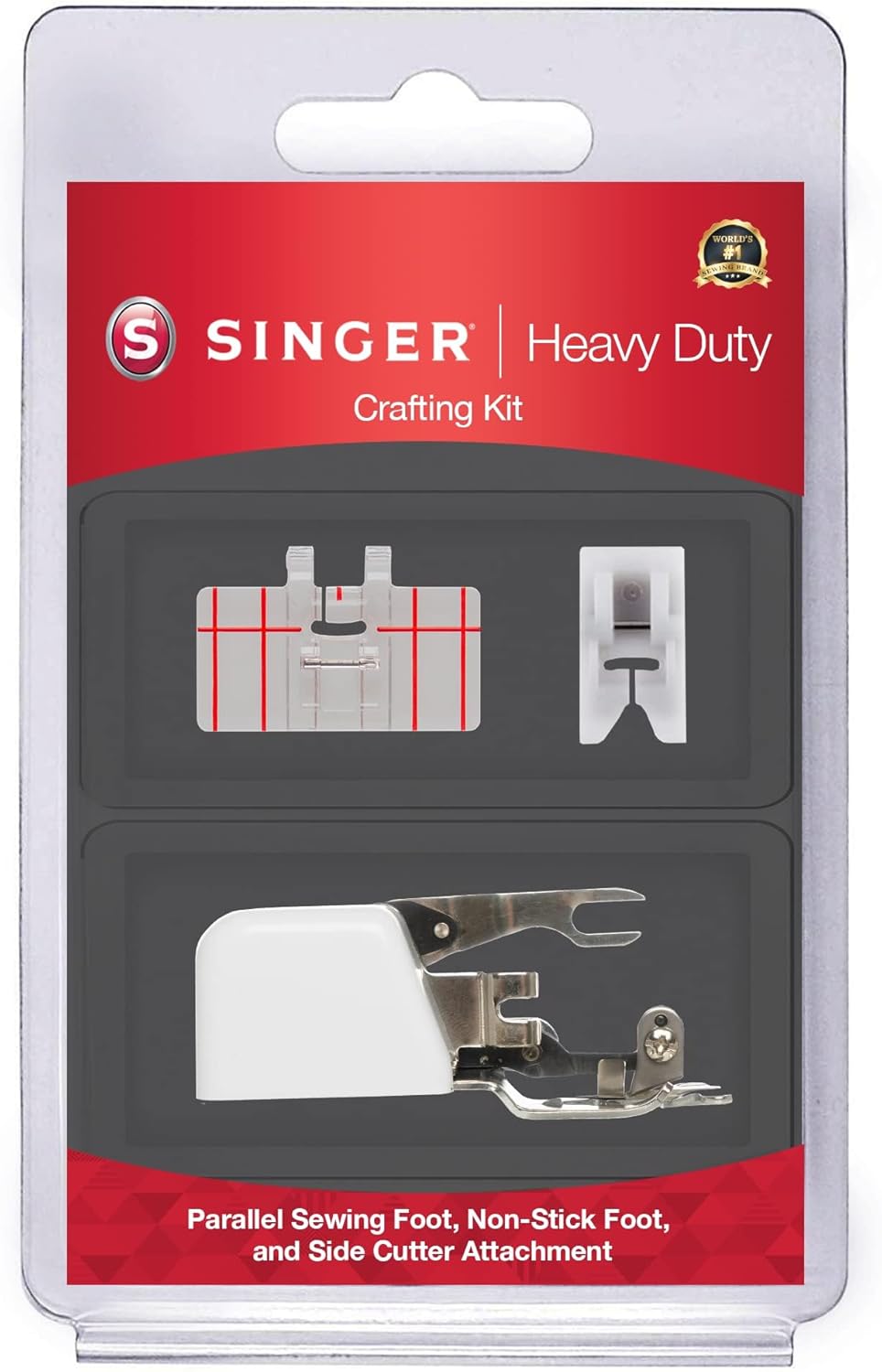Heavy Duty Sewing Machine with 411 Stitch Applications and Presser Feet Kit N99365