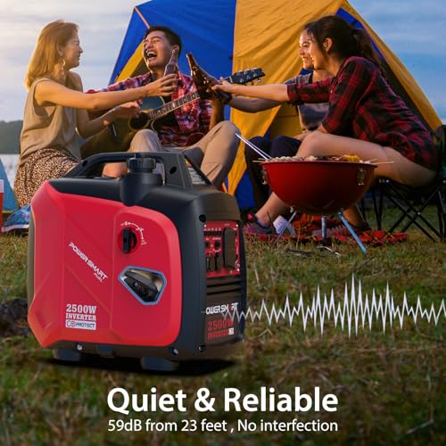 2500-Watt Portable Inverter Generator for Camping F38817