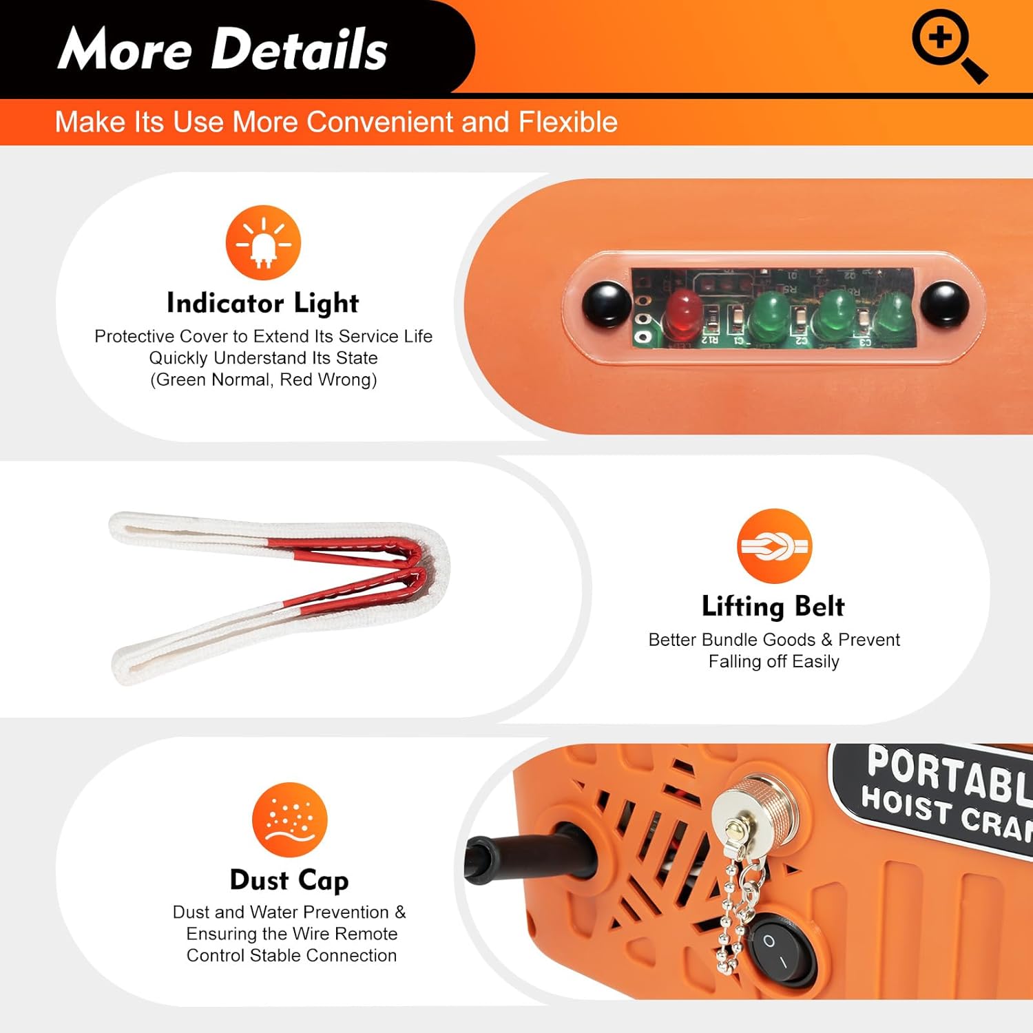 Electric Hoist Winch 660LBS 110V with Remote Control Q89105