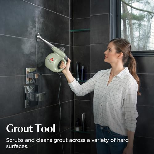 Handheld pressurized steamer with 10 cleaning tools E97617