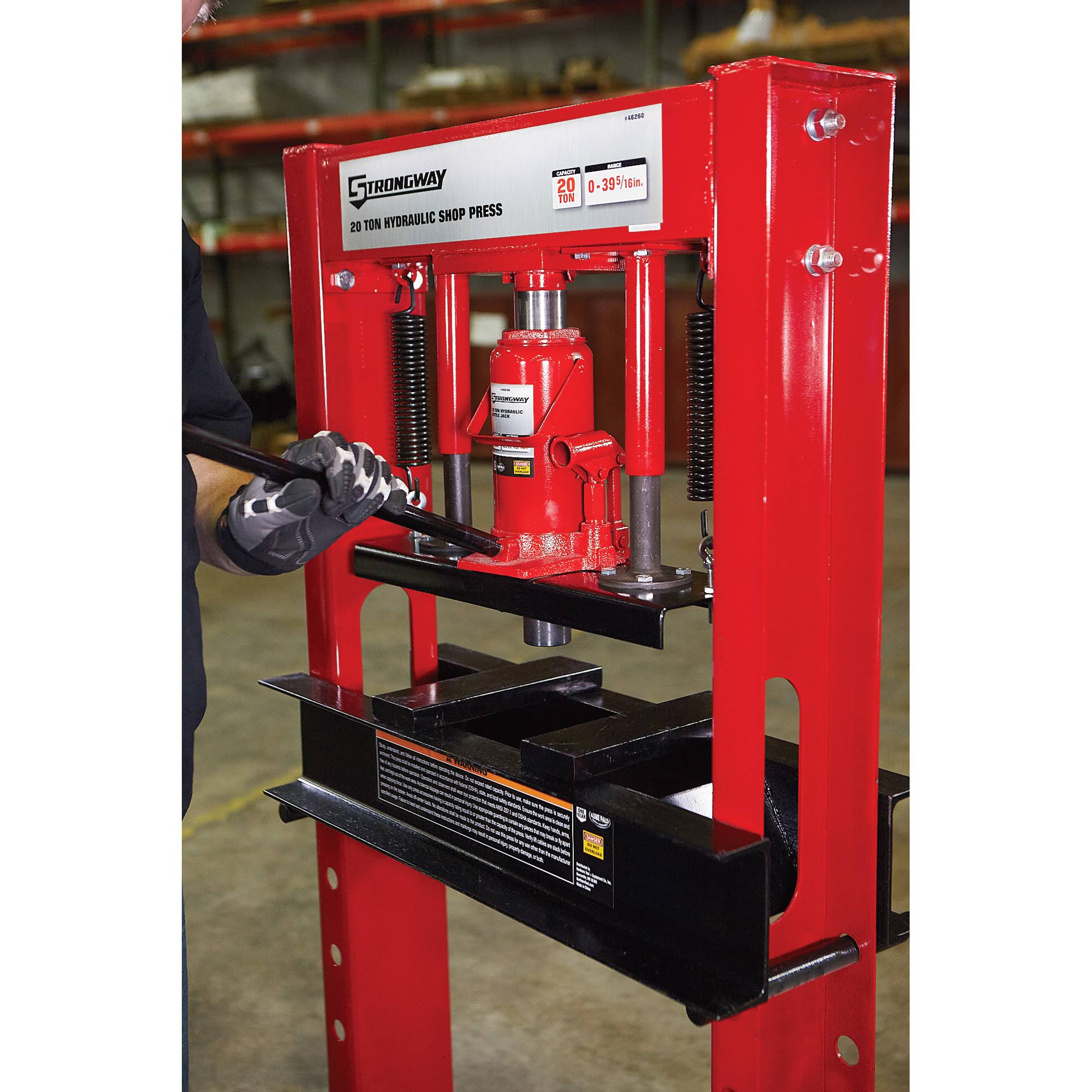 Hydraulic Shop Press - 20 Ton T8430