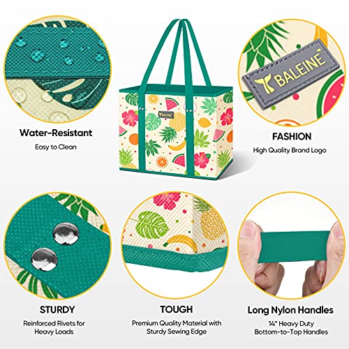 Reusable Grocery Bags, Foldable Shopping Bags with Reinforced Bottom R36565