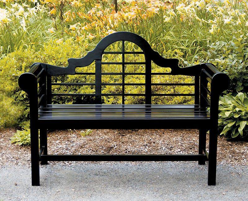 Eucalyptus Bench Black N9220