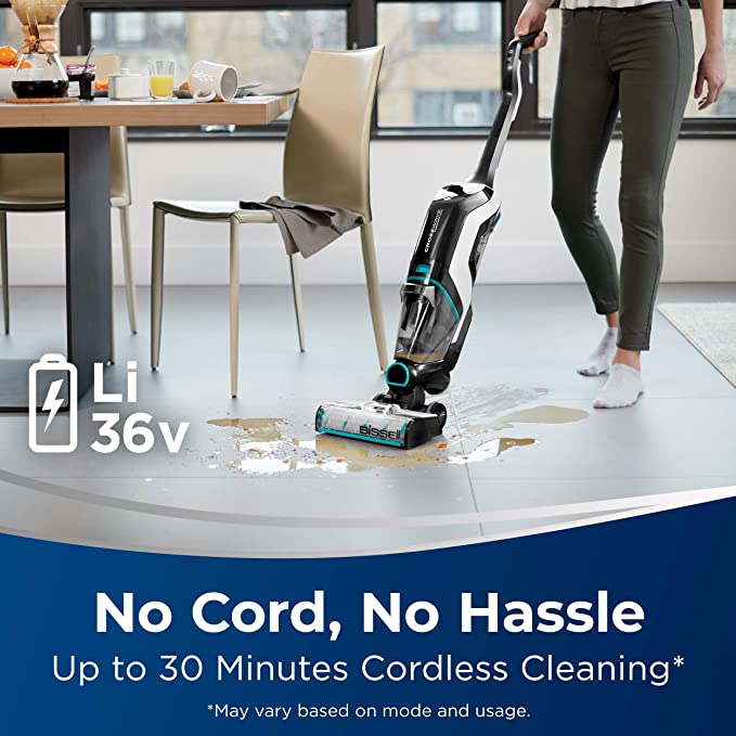 Cordless All-in-One Wet-Dry Vacuum and Mop for Hard Floors and Area Rugs S300