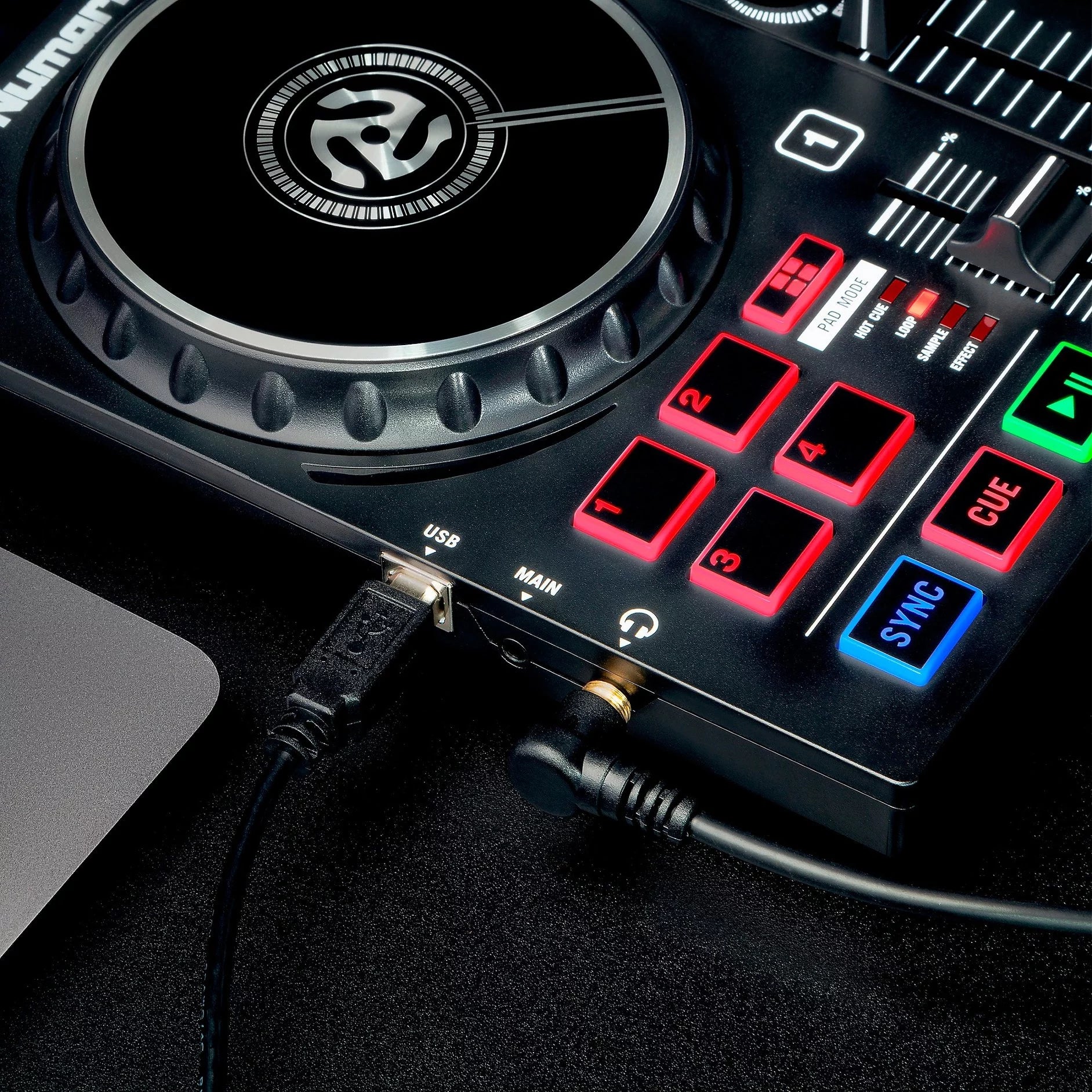 DJ Controller Set with Built-In Lights and Mixer J9616